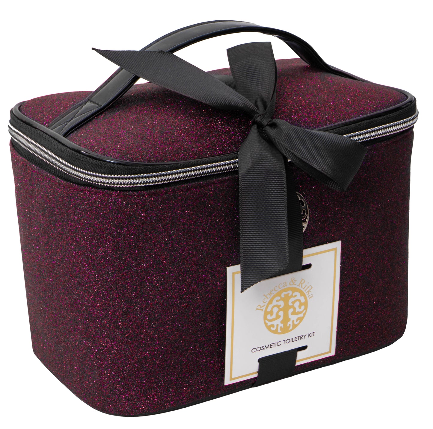 Rebecca & Rifka Glitter Train Toiletry Case