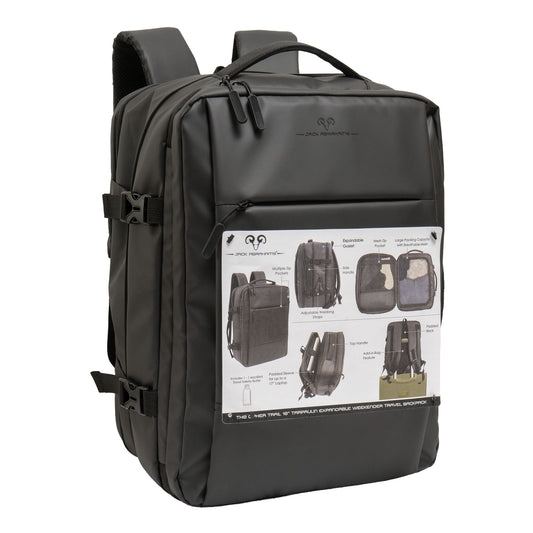 Jack Abrahams The Cipher Trail 18 In Tarpulin Weekender Backpack
