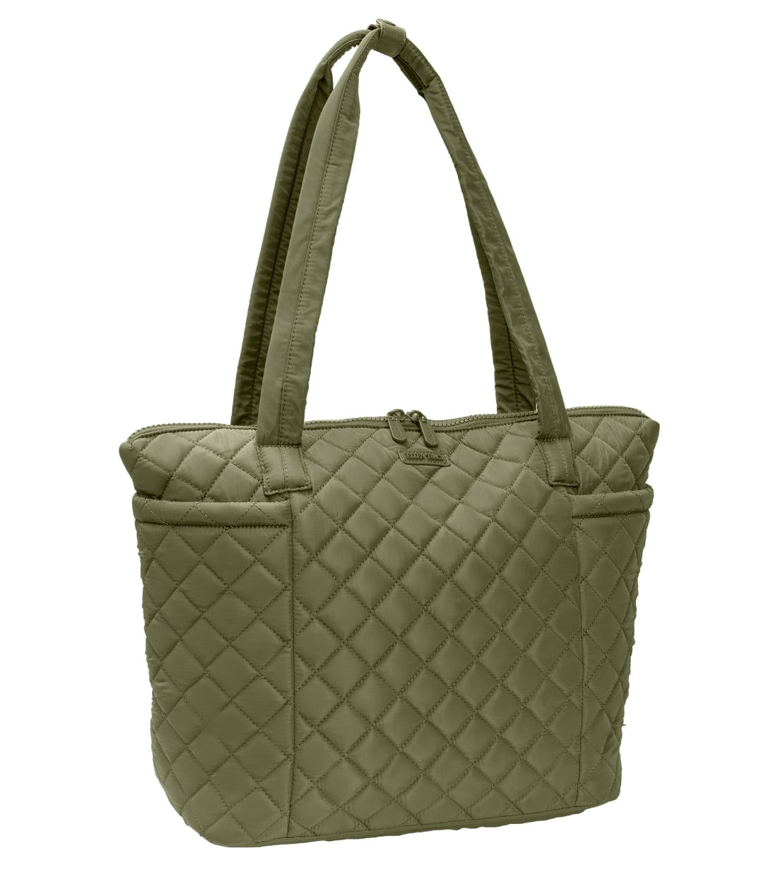 Ellen Tracy 20 Inch Diamond Quilted Nylon Large Travel Workbook Tote Bag