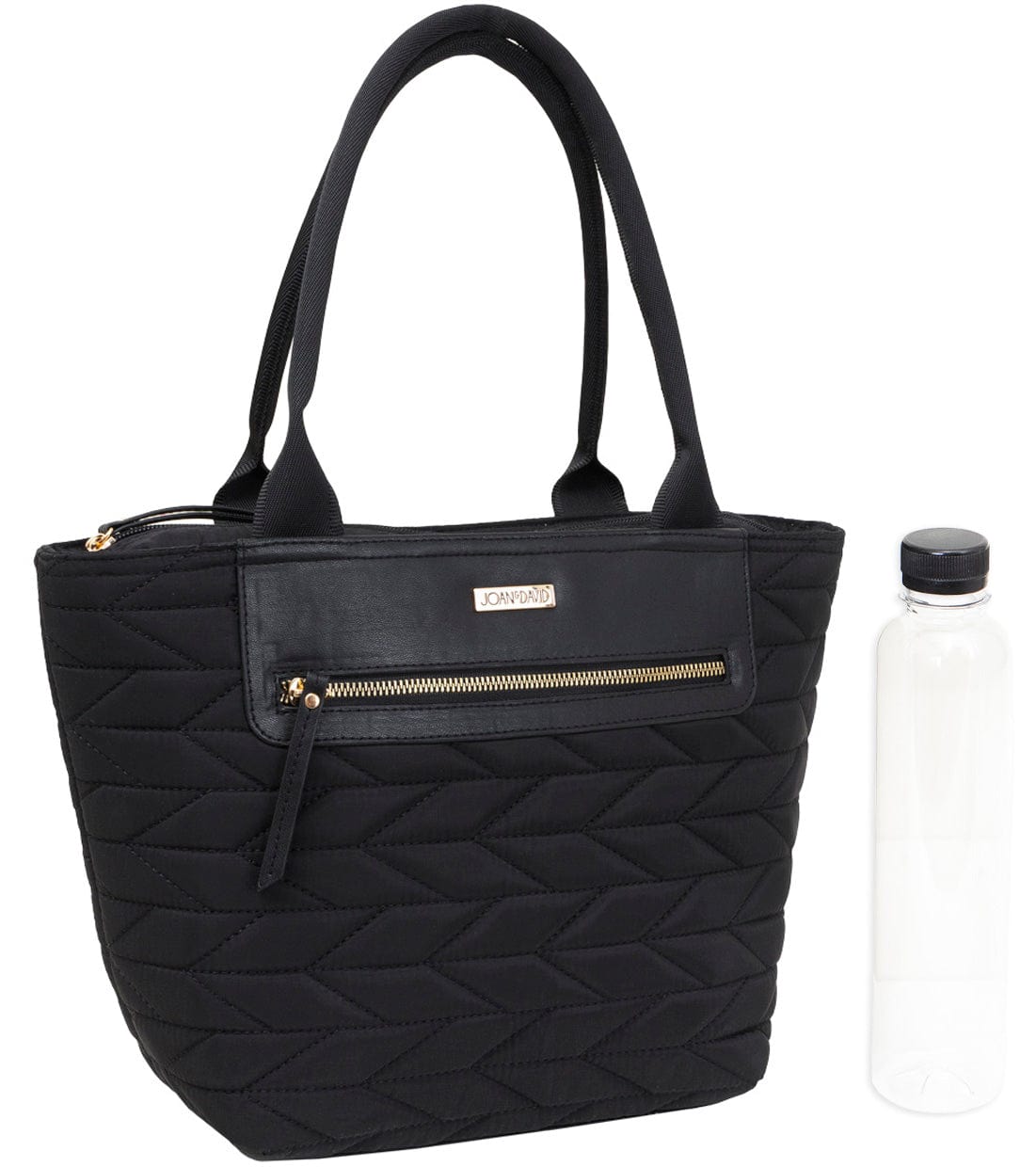 Joan & David Chevron Quilted Nylon Insulated Lunch Tote Cooler