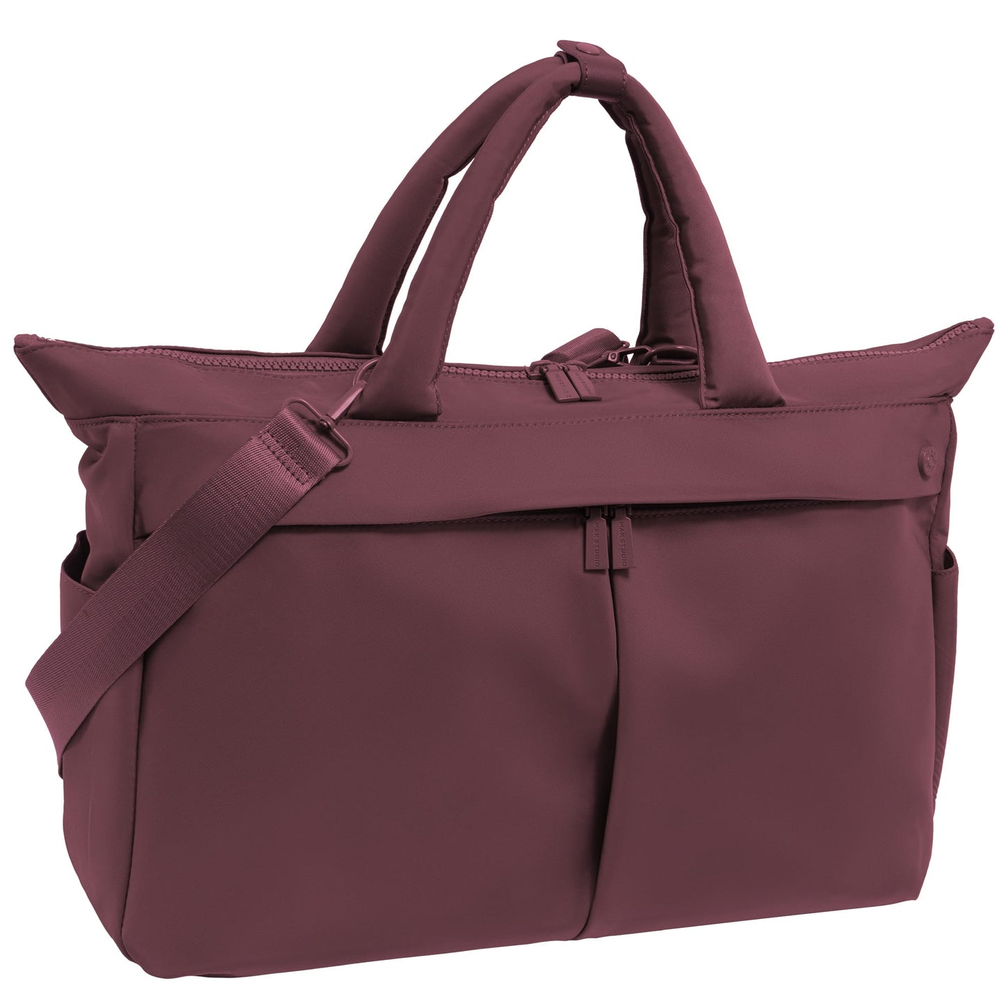 Max Studio The Sylvia 21 Inch Twill Nylon Double Handle Weekender Duffle