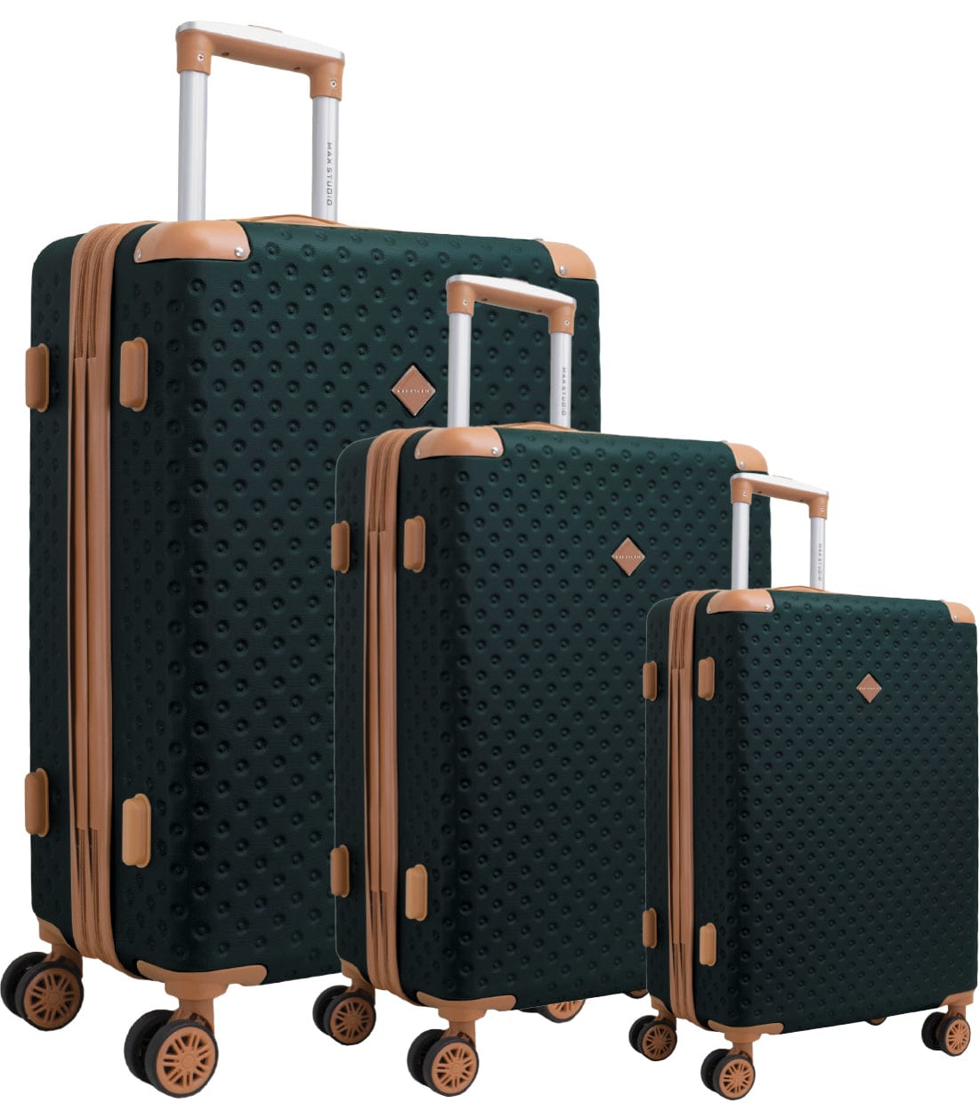 Max Studio ABS 3-Piece Luggage Set Ð Tuffed Collection