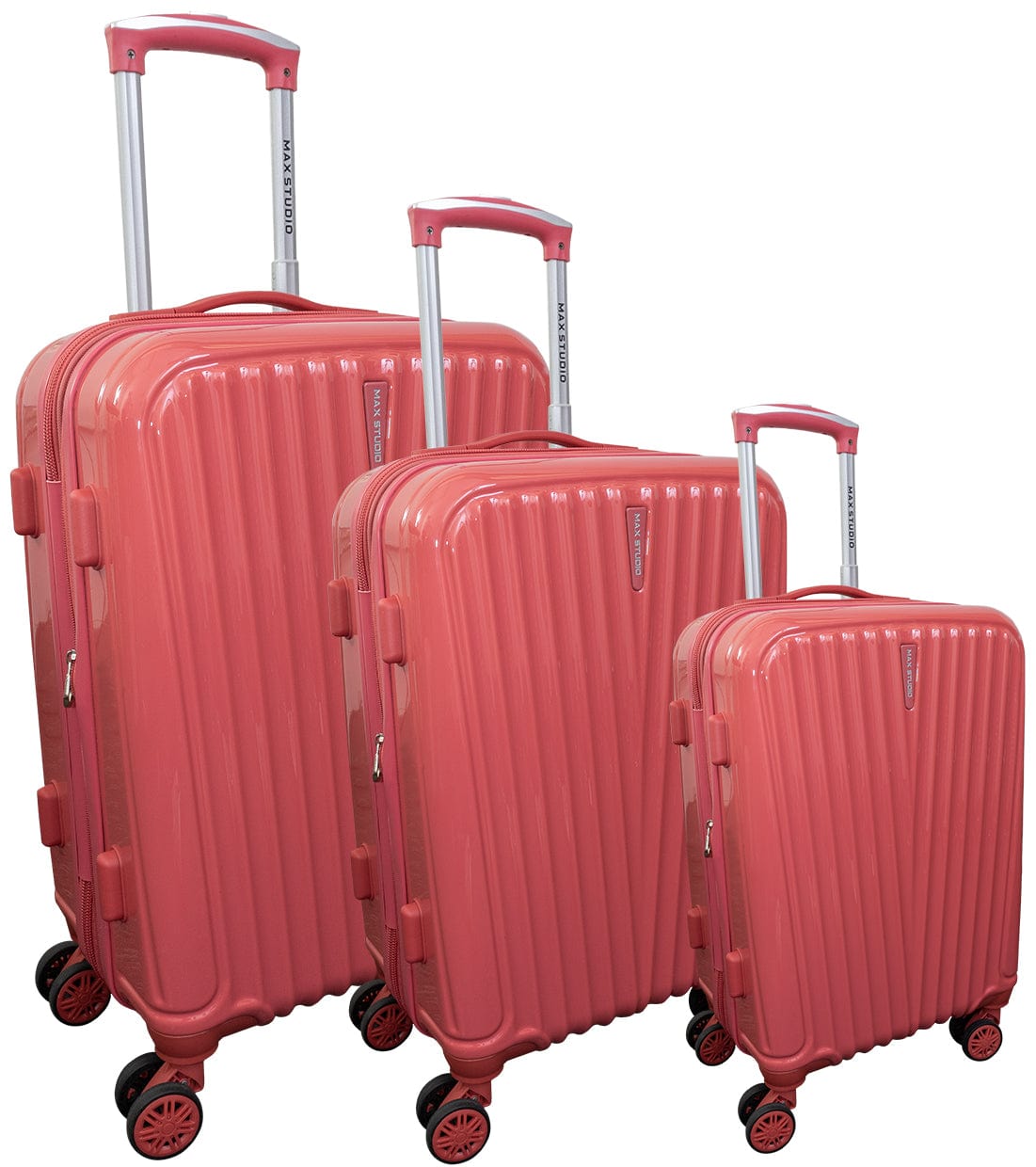 Max Studio PC 3-Piece Luggage Set Durham Collection