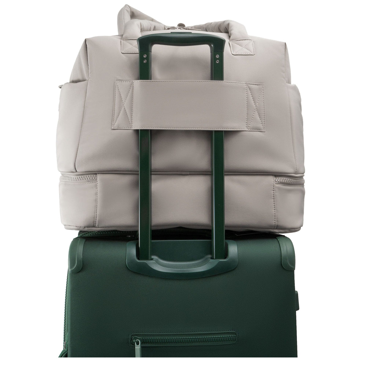 Joan & David The Lainey Sport Nylon Drop Bottom Duffel Bag