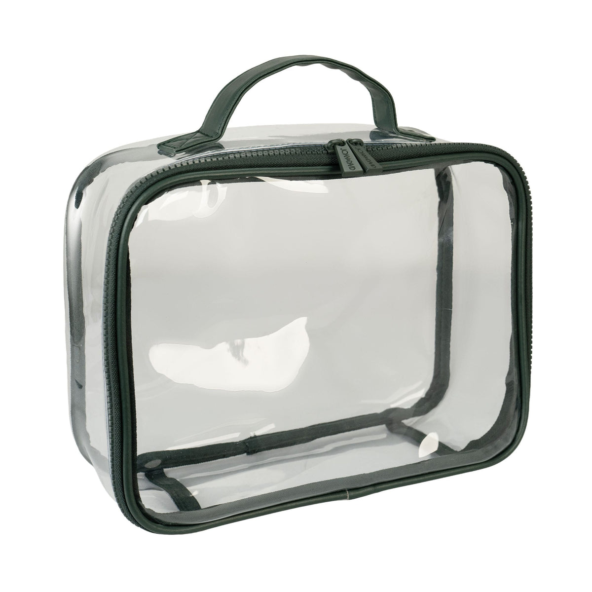 Joan & David Tonal Sport Nylon 4-Piece Clear Cosmetic Bag Set