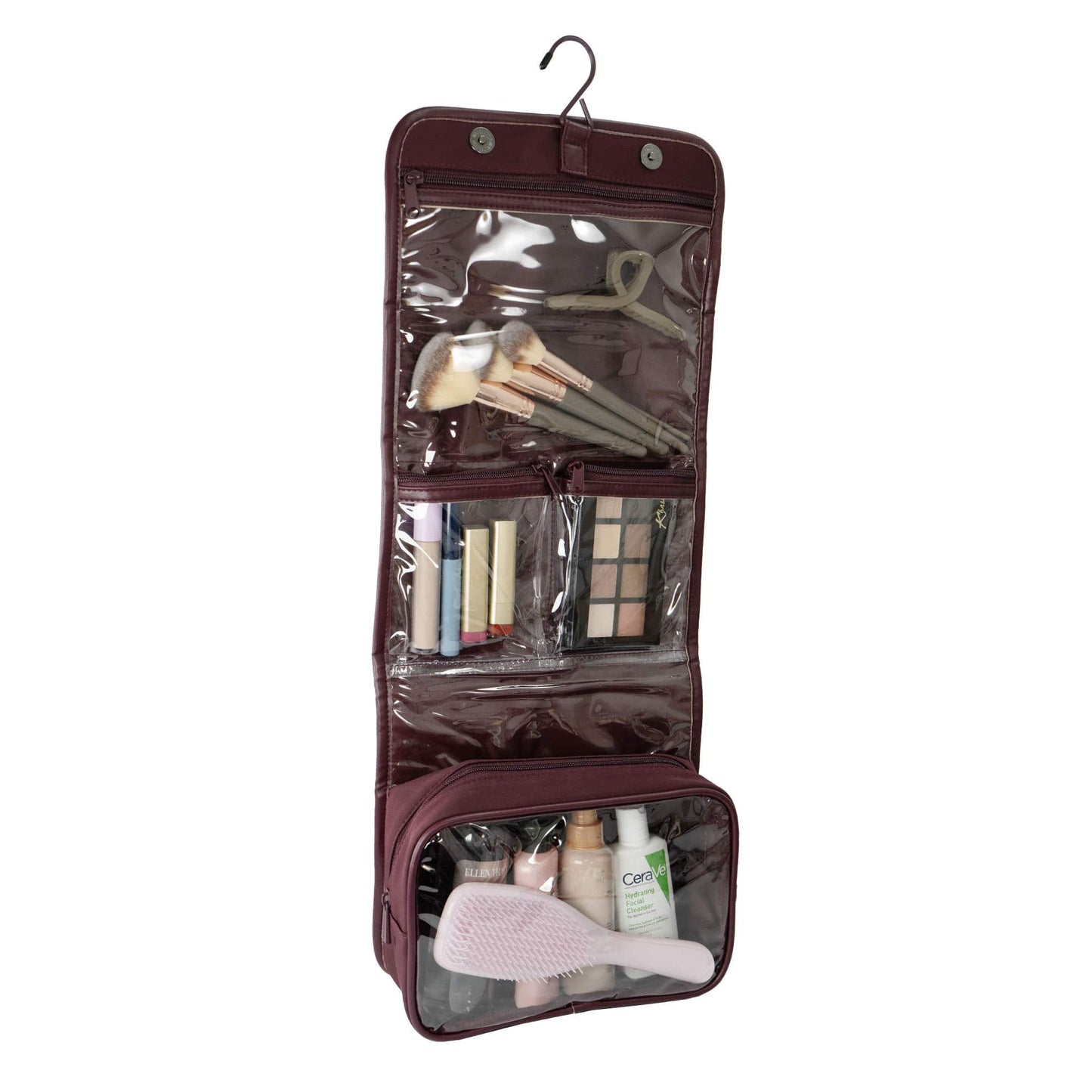 Joan & David High Density Sport Nylon Roll Hanging Toiletry Organizer Bag
